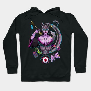 Woman Samurai Cyberpunk Hoodie